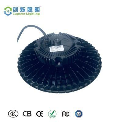Capson 19 Best Sell CCC/EMC/LVD/Ce/RoHS/Saso 150W UFO LED High Bay Light/ LED Industrial Lights with 5years Warranty