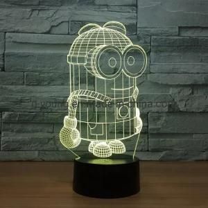 Custom Cartoon 3D Figure Toy LED Night Light Supplier