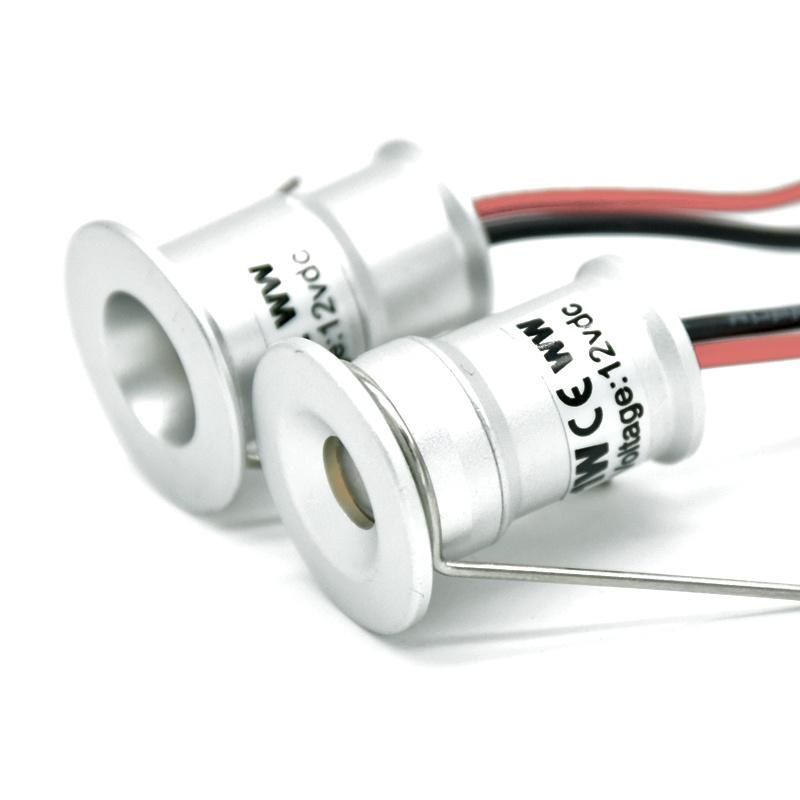 RGB 1watt 12V Mini LED Bulb Downlight 15mm Spot Lamp