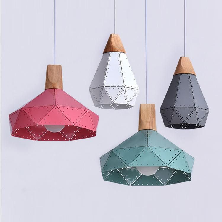 Colorful Nordic Aluminium E27 Pendant Light