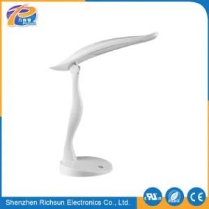 2000mAh White Electric Portable Reading Desk Table Lamp