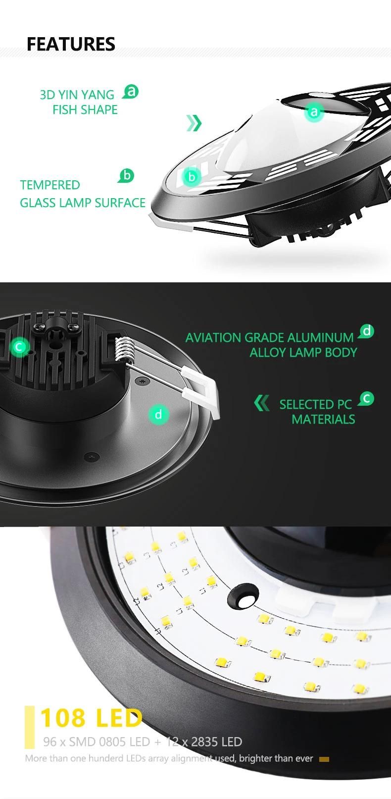 OEM&ODM Eight-Diagram Downlight with Chinese Classic Features