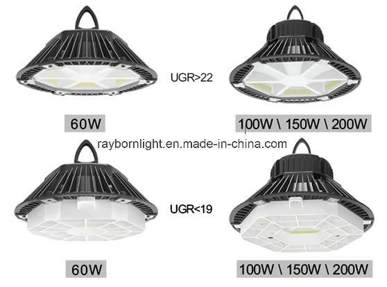 IP65 Waterproof Dustproof Warehouse Ceiling Mounted LED High Bay Light