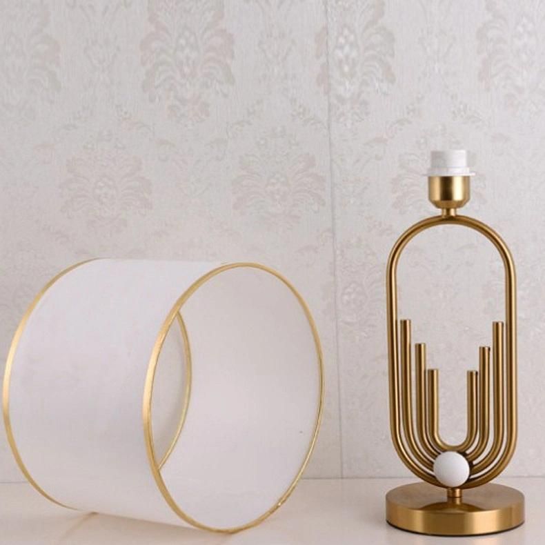 Luxury Style Hotel Living Room Bedroom Home Gold Table Lamp