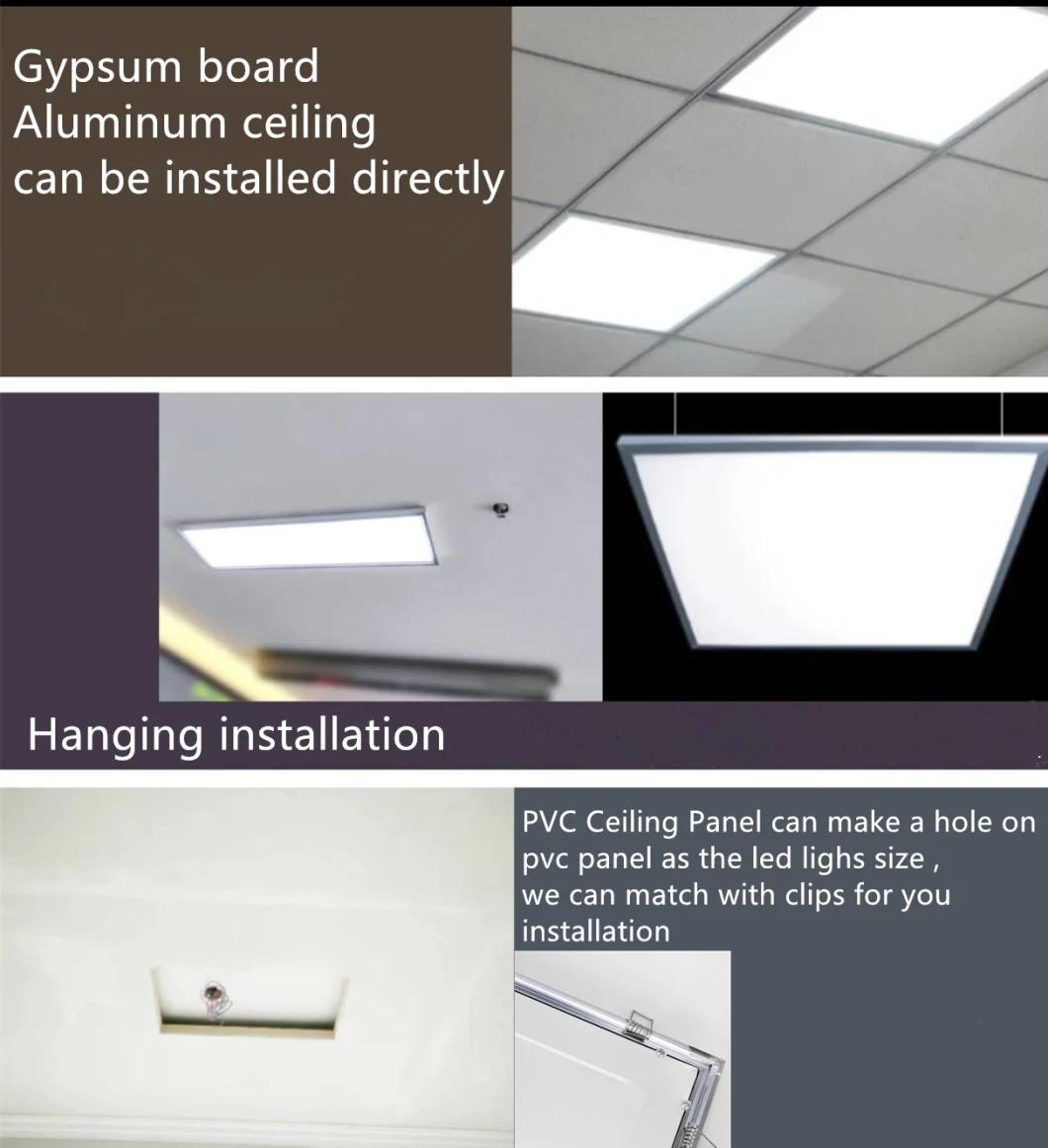 Interior Commercial Office Lamp Square Backlit Lighting 600*600 LED Panel Light