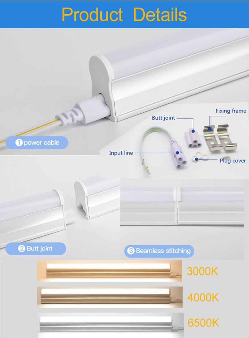 China Factory Manufacturer Grow Batten Linear Fluorescent Light Fixture Fitting 120cm 600mm 1200mm 1500mm 18W 30W Triproof T5 T8 Tubo Glass Circular LED Tube