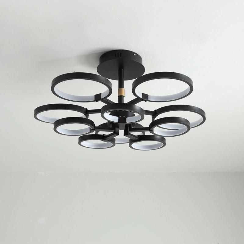 Wholesale and Retail Rings Acrylic LED Chandelier Ceiling Lights