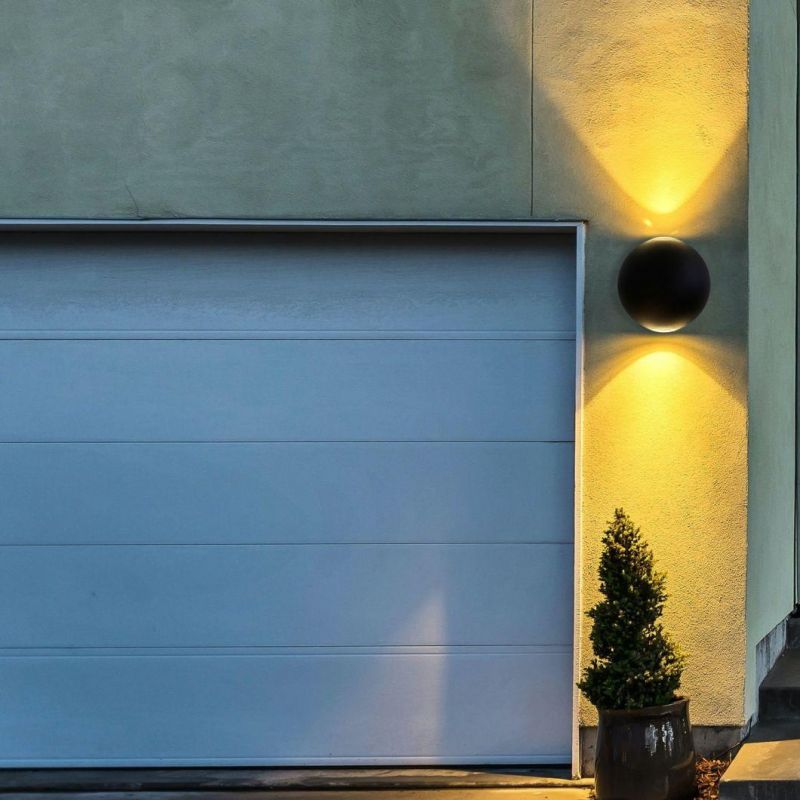 Factory Round Wall Lamp Outdoor Garden Porch IP54 Modern up & Down 2*3W LED Wall Light up Down Wall Lamp