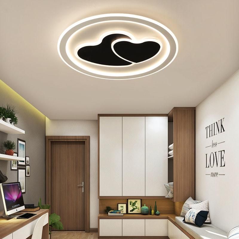 New Design Nordic Home Decoration Living Room Bedroom Warm Light LED Ceiling Lamp