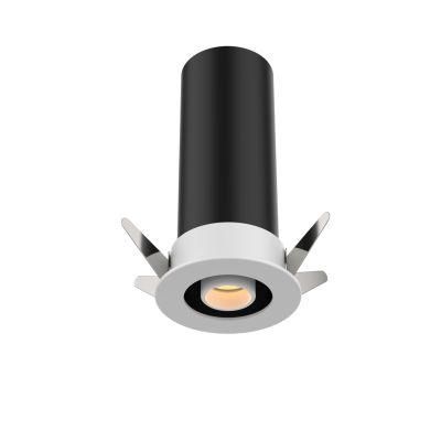High CRI 90 6W LED Ceiling Spot Light Small Size COB LED Spot Light Cut out 45mm Recessed LED Ceiling Spotlight