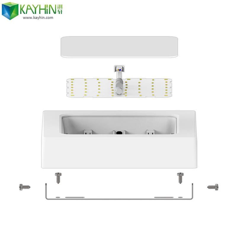 Custom Indoor Small Mini Square Surface Mounted Recessed Multi Color 6W Back Lit LED Grille ceiling Solar Panel Light