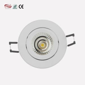 Hot Selling LED Ceiling Light Adjustable COB 7W 10W 12W 75mm Cut out Spotlights for Hotel