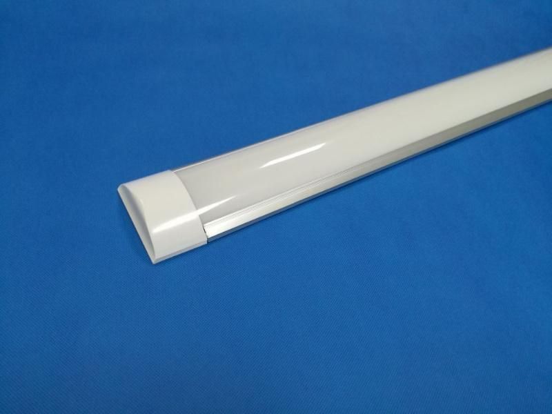 IP44 Aluminum PC Office Linear Tube Lamp 4FT LED Batten Light Fixtures
