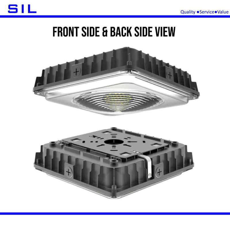 High Bay LED Light Fixtures 50W 100W Mobil Gas Station Lighting LED High Bay Light