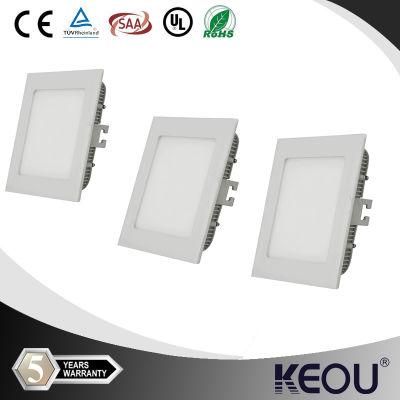 Concise Design High Power 9W Sqaure LED Panel Lights