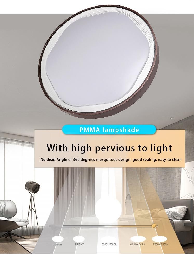 12W Round Glass Flower Module LED Ceiling Lamp