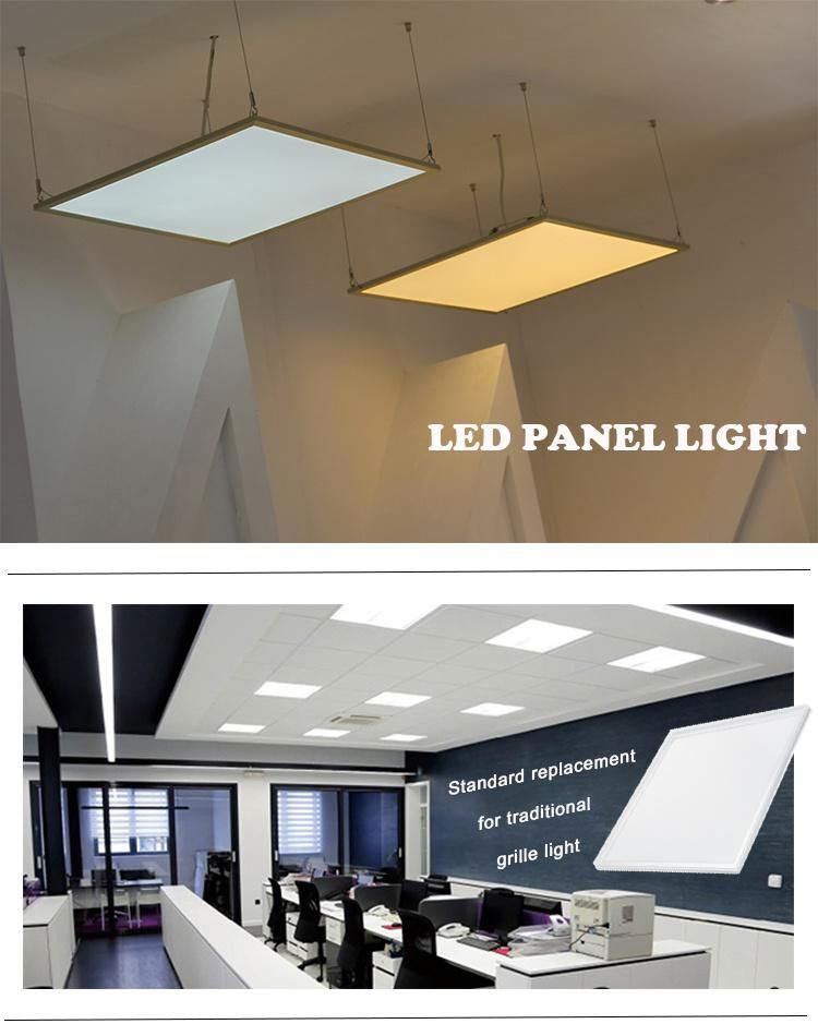 60X60/600X600/2X2 40W No Flicker Indoor Office LED Ceiling Panel Light