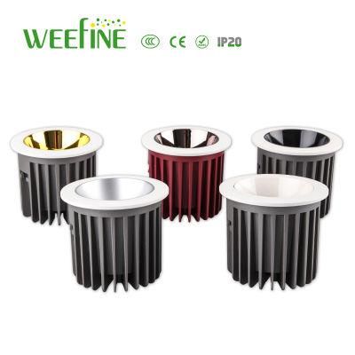 Weefine 12W LED Downlights for Living Room with Anti-Glare (WF-MT-12W)
