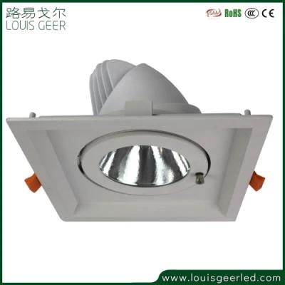 Popular Trend Home Hotel Indoor 30W Ceiling Aluminum COB Square Embedded LED Spot Light