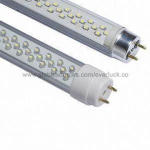 T8 LED Tube with 18W Power, Transparent DIP/SMD Light Sources
