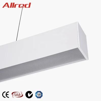 Suspended Ceiling Linear Light 30W 50W Dimmable LED Batten Lamp Fixture Linear Pendant Light