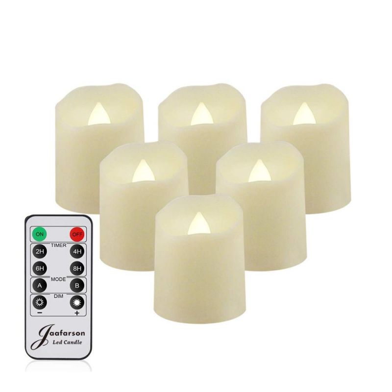 LED Candle with Moving Flame and 10 Keys Remote Control Candle LED