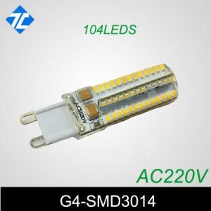 AC220V/110V 5W 104LEDs SMD3014 450lm G9 LED Bulb