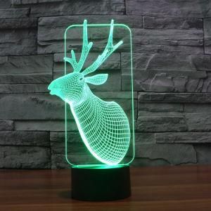 Cheapest Christmas Holiday Custom Night Light LED 3D Lamp