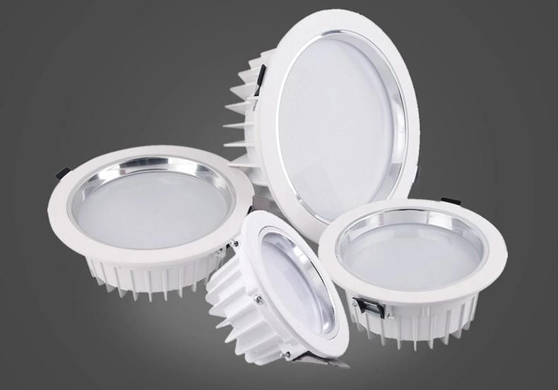 Online Shops Hot Selling PC Aluminum Recessed Light 5W 7W 12W 15W 18W 24W COB Down Lamp SMD LED Panel Downlight