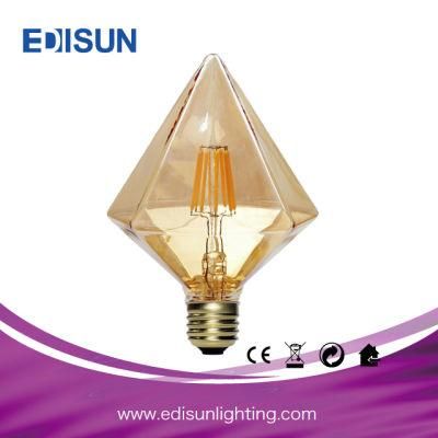 Diamond Shape Elegant Design LED Filament Bulb for Decoration