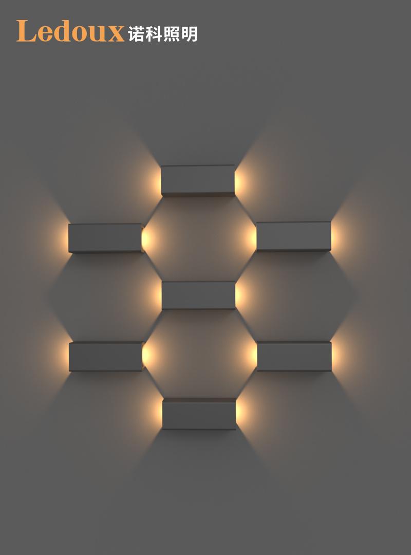 IP20 LED COB 6W up and Down LED Wall Lamp