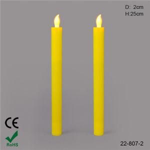 2p/S Wax LED Taper Candle