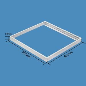 Surface Mount Frame Kit 600X600 mm LED Panel Light Ceiling Aluminum White Finish