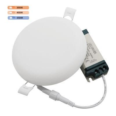Factory Price Newest Home Dimmable Round Recessed Lamp IP54 24W Frameless LED Panel Light