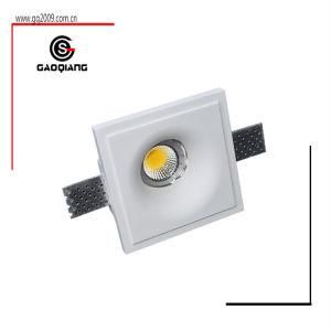 LED Lighting Recessed Down Light Gypsum Plaster Lights