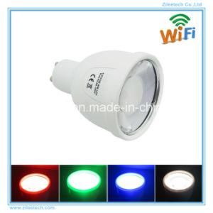 GU10 Lamp Base WiFi Remote Control Smart LED RGBW Spotlight