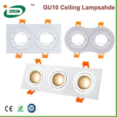 Three Head GU10 LED Bulb with High Quality Aluminum Ceiling Light Fixture