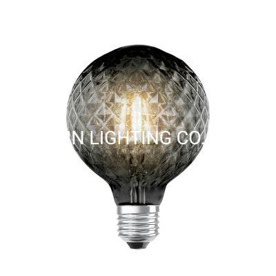 G95 Diamond Pineapple Shape Decoration Glass LED Filament Light Bulb