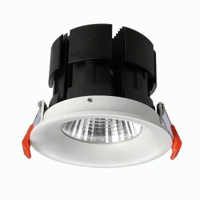 Round Shape Downlights LED COB Aluminum Recessed Downlight