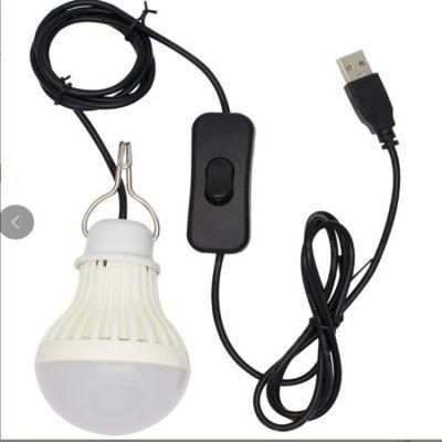 DC 12V DC Plug LED Bulb with Cable Clamp Used Solar Panel