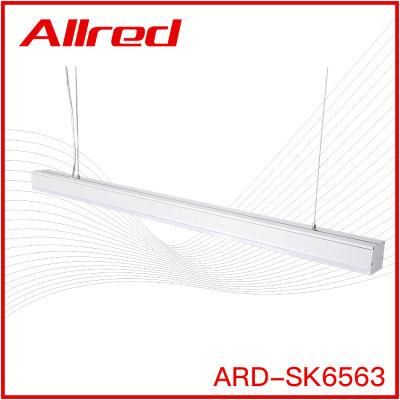 Commercial SMT 18W 36W High Lumen Aluminum Pendant LED Suspended Linear Light