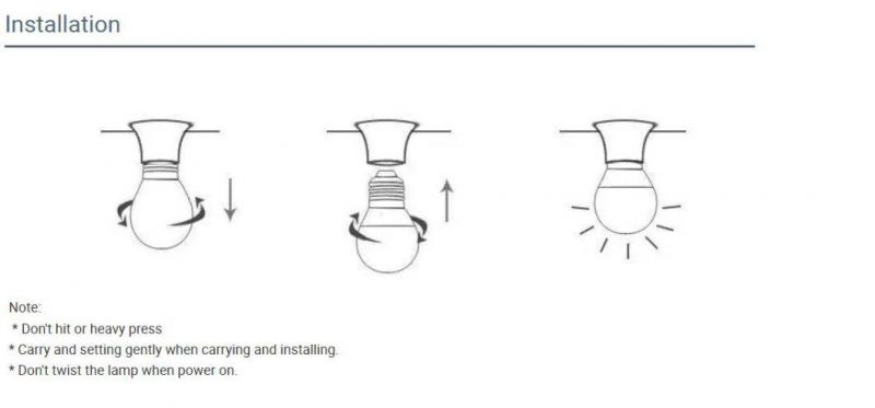 6W 9W A60 LED Intelligent Bulb Sensor