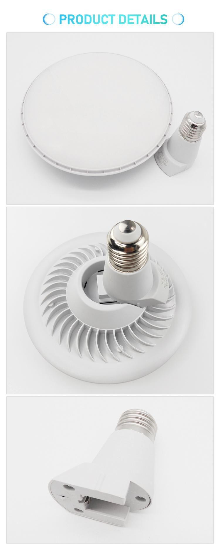Large Luminous Surface Plastic Body 12W/20W30W/40W/50W LED Lamp UFO Bulb