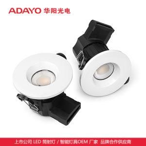 Fire Rated LED Downlights Manufacturer A01 6W 500lm 3000K IP65 Downlight