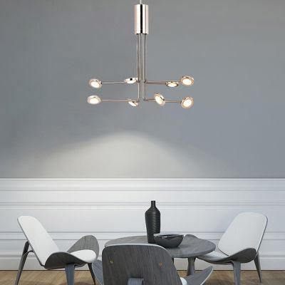 Gold / Nickel Decorative Chandelier Pendant Hanging Lamp Lighting for Living Room, with LED