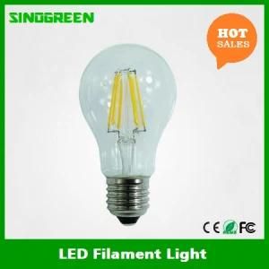 UL Listed 120V A60 LED Filament Bulb 6W E26 LED Filament Light