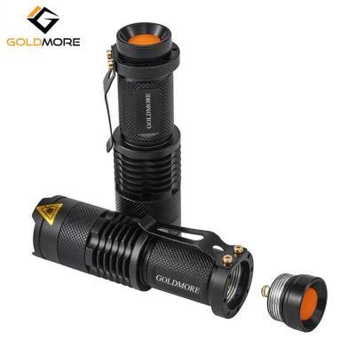 Wholesale High Power 5 Modes Zoomable Rechargeable LED Flashlight Torch