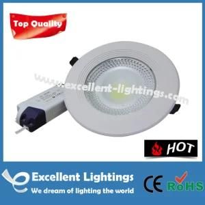 10W Round COB Energy-Efficient 8 Inch LED Downlight