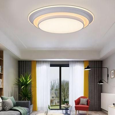 Dafangzhou 72W Light China Cloud LED Ceiling Manufacturer LED Linear Light Chrome Frame Material LED Ceiling Lamp Applied in Living Room