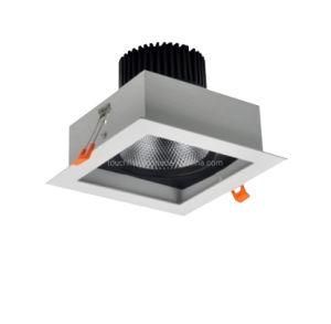 15W IP44 Square LED Grille Spotlighting Good for Hotel, Home, Shopping Mall